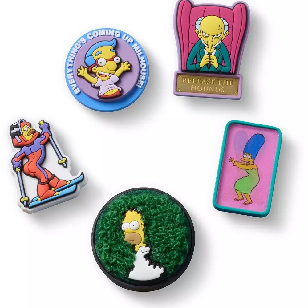 CROCS The Simpsons Jibbitz Charms Set